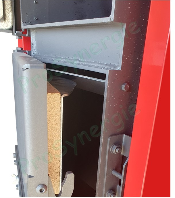 Chaudière bois LC 40 kW (bûches 50 cm) à tirage naturel, HxLxP= 1294x610x969mm raccordement Ø 180 mm