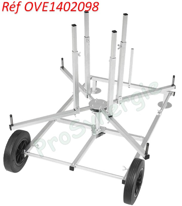 Chariot 2 roues pour dérouleur couronne multicouches horizontal OVE1402096