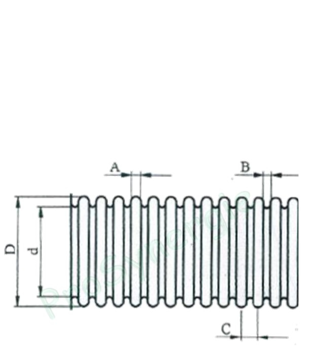 Tube Flexible Inox 316L annelé (Raccordement Solaire Chauffage Sanitaire) 2 à 18 bars - Øint. 12 à 50mm
