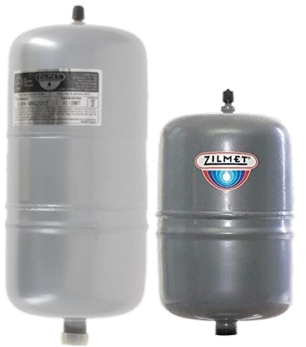 Vases d´expansion chauffage sanitaire eau chaude tubulaire série 20016 - Ø 125 ou 142 mm (2 à 3L)