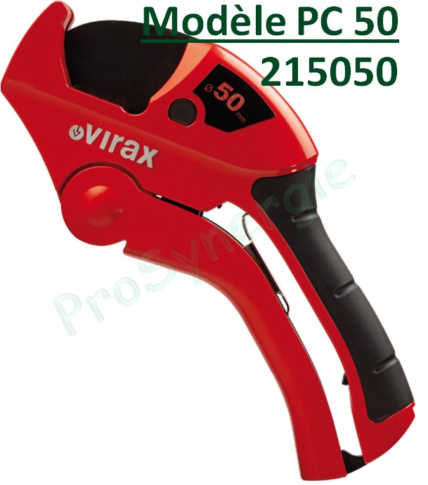 Lame de rechange avec crémaillère pour coupe-tube PVC 50 mm - modèle PC50 Virax(réf VIR215050)