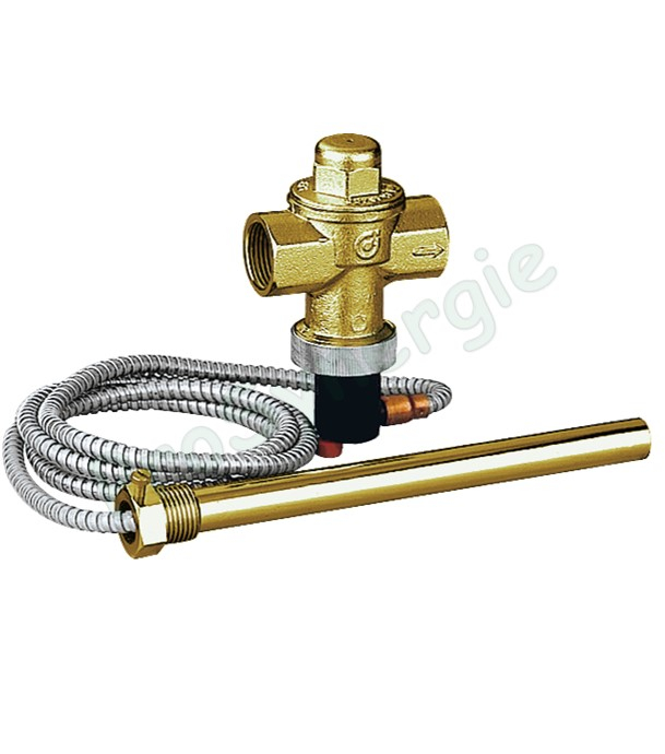 Sonde à distance capillaire longueur 1.3 mètres double sécurité pour soupape thermique Caleffi série 543
