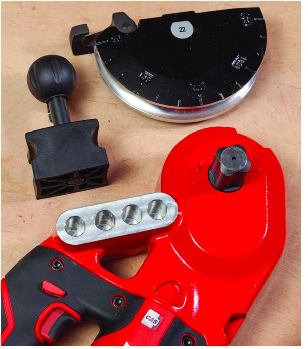 Cintreuse Electroportative compact Ministem 18V CAS - coffret avec formes Ø14-16-18-22mm
