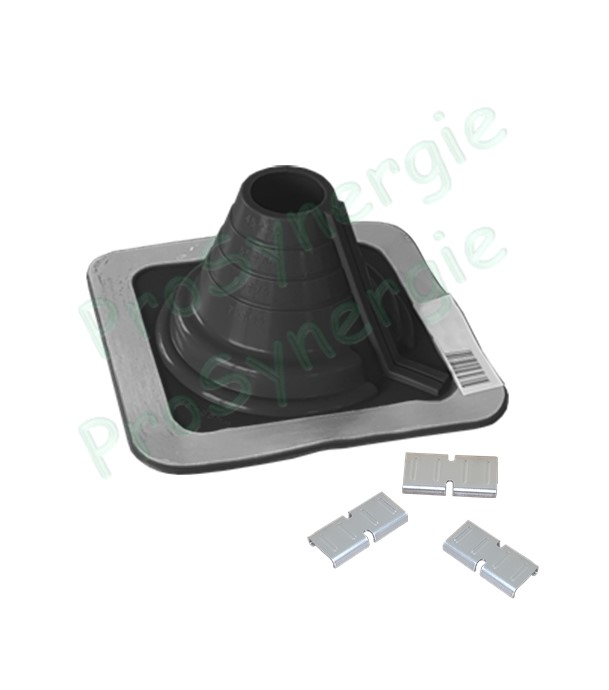 Etanchéité souple SolFlexe EPDM Noir (115 °C maxi) n°2 Ø 45 à 85 mm - Ouverture latérale possible et embase carrée
