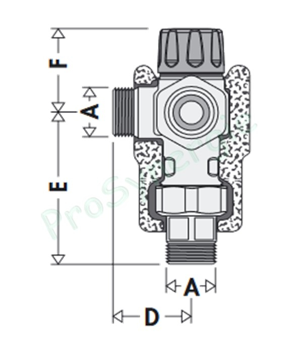 Kit de Priorité Solaire avec vanne thermostatique pour Chaudière avec ballon ou préparateur E.C.S