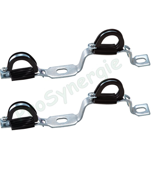 Jeu de 2 supports de collecteur Ø 3/4´´