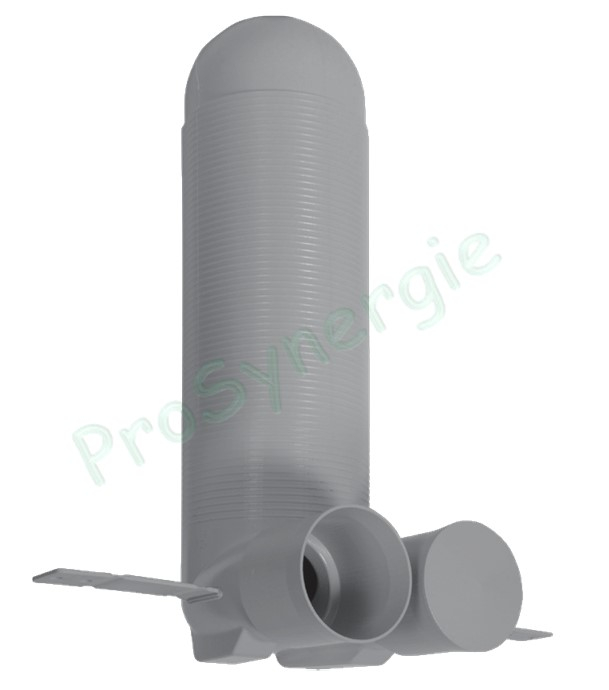 Kit complémentaire de bouches et accessoires d´extraction autoréglable - VMC Double Flux - Réseau semi-rigide Ø 75mm Type Flexigaine