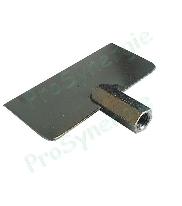 Raclette droite pour décapage de paroi avec tige de manuvre (12 x 175 ou 18 x 350)