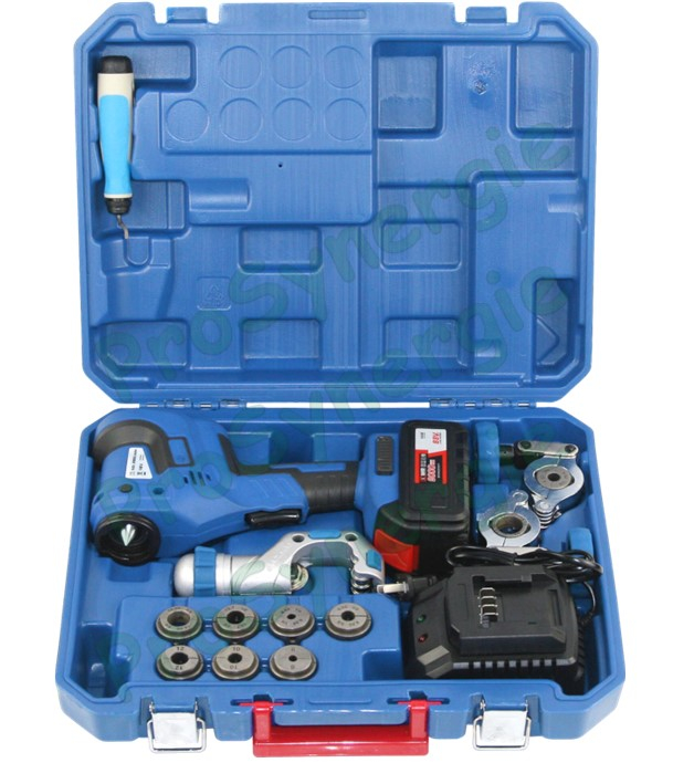 Dudgeonnière électrique sans fil - Coffret 1/4 à 3/4 avec têtes