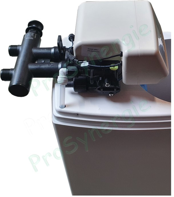 Kit Adoucisseur monoblock 20 litres avec Vanne Bormann SAVE System® intégré Electronique Volumétrique + préfiltre et assistance mise en route Offert