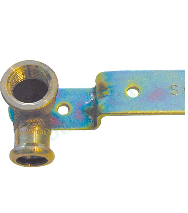 Applique 8976G gabarit entraxe 150mm à Visser Ø F 1/2´´ - cuivre à sertir Ø 15 mm