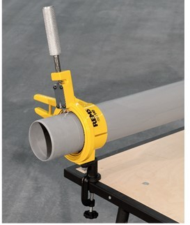 Coffret coupe-tube chanfreineur Rems Cut 110 P avec adaptateurs de 60, 80, 100 et 110 mm (version Cu-Inox - paroi mince)