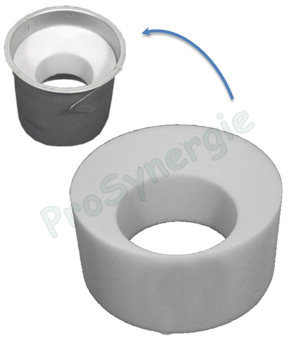 Anneau phonique (acoustique) Ø 125mm pour la réduction de bruit