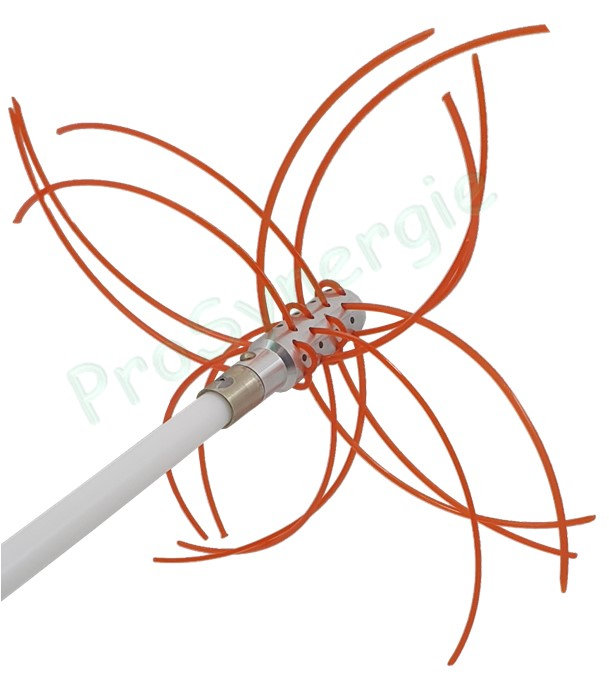 Recharge de 12 m de fil carré 2 ou 3 mm pour Rotoflex Ø 8, 12 et 18 mm
