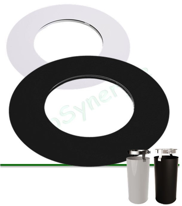 Rosace aimentée pour Jaquette de finition LISS-ISO DP - Blanc ou Noir