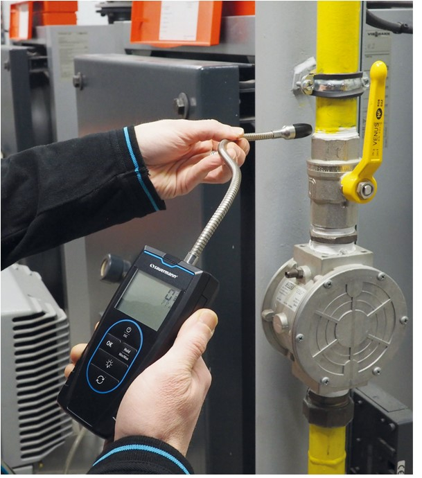 Détecteur fuite de gaz portable Si-CD3 - 0 à 10000 ppm (hydrocarbure et méthane) - 0 à 1800 ppm (GPL) - Sonde flexible longueur 300 mm