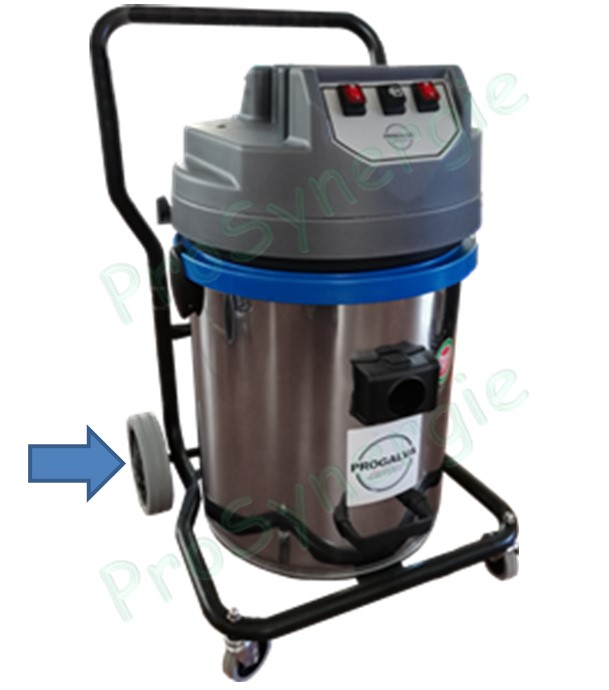 Roue arrière aspirateur Ø 200 mm - Pour Neso 50CB/75CB/75CBR