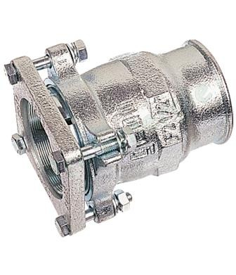 Raccord réparation serrage contre-bride Fonte Galva à Visser MFRG Ø F 2´´1/2 - Pour tube Ø 76,1 x 2,9