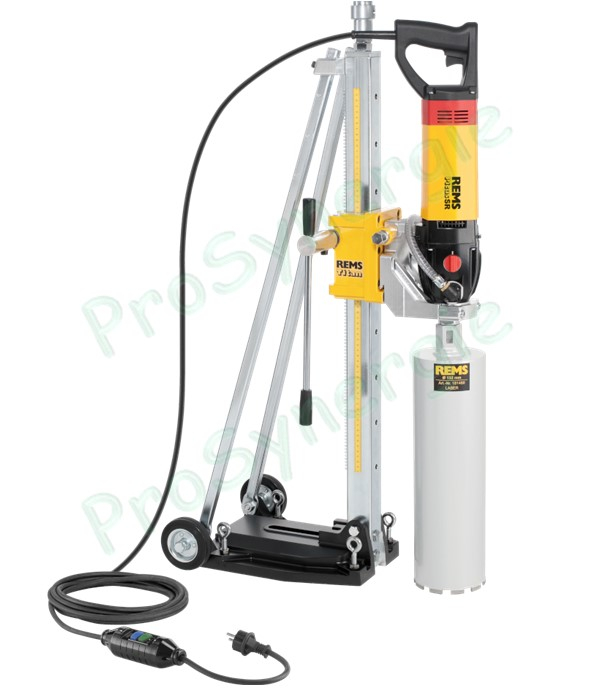 REMS Titan - Bâti pour carotteuse robuste et particulièrement stable pour le carottage de béton armé et dautres matériaux jusquà Ø 300 mm.