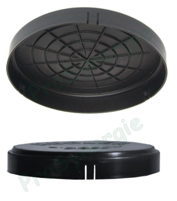 Couvercle de regard en polypropylène pour Puits Canadien DN 300 (Øint./ext. = 300 / 352.8 mm)