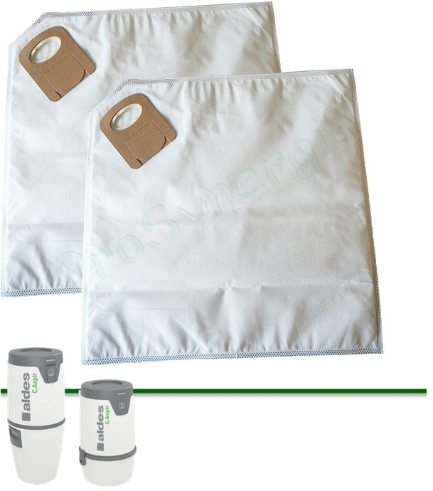 Lot de 2 Sacs d´aspirateur centrale d´aspiration C.Axpir Initia et C.Axpir Comfort