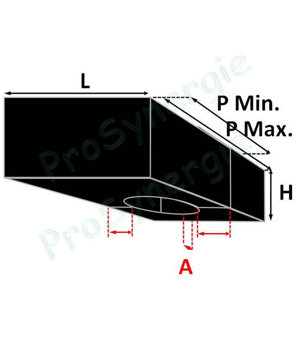 Récupérateur de chaleur HERESS Ø 200mm - hauteur 700mm - pour conduit de poêle de diamètre Ø130 à 150mm