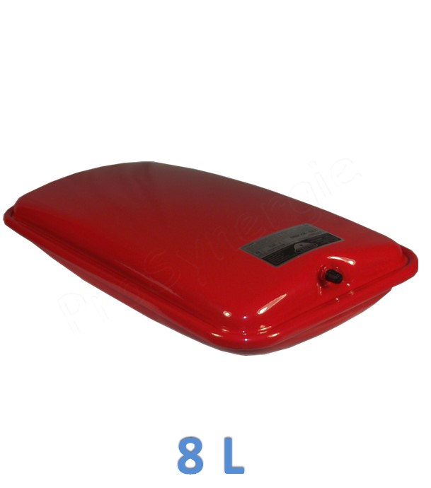 Vases d´expansion chauffage rectangulaire plats série 539L long. x Larg. = 438 x 250mm (8 et 10 litres)