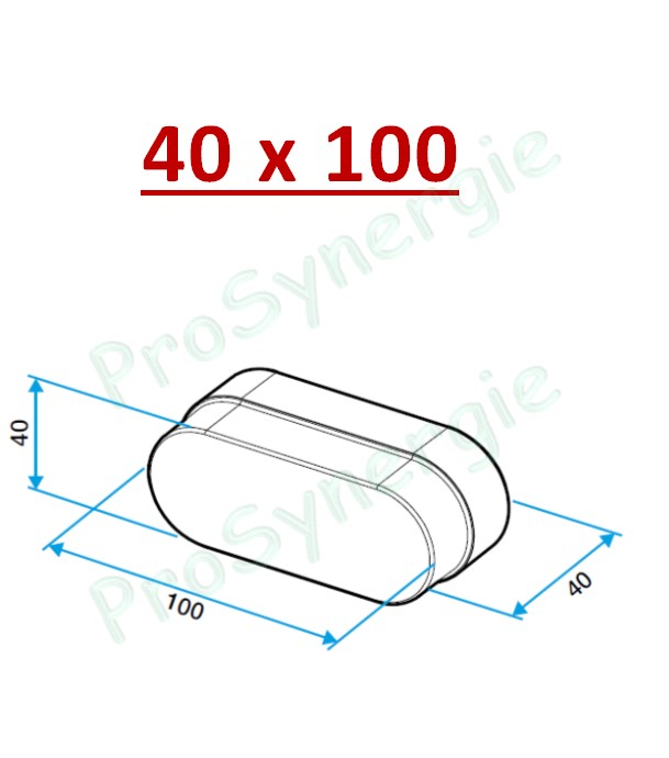 Bouchon Minigaine Aldes - Ventilation (VMC) - Section 40 x 100 ou 60 x 200 mm