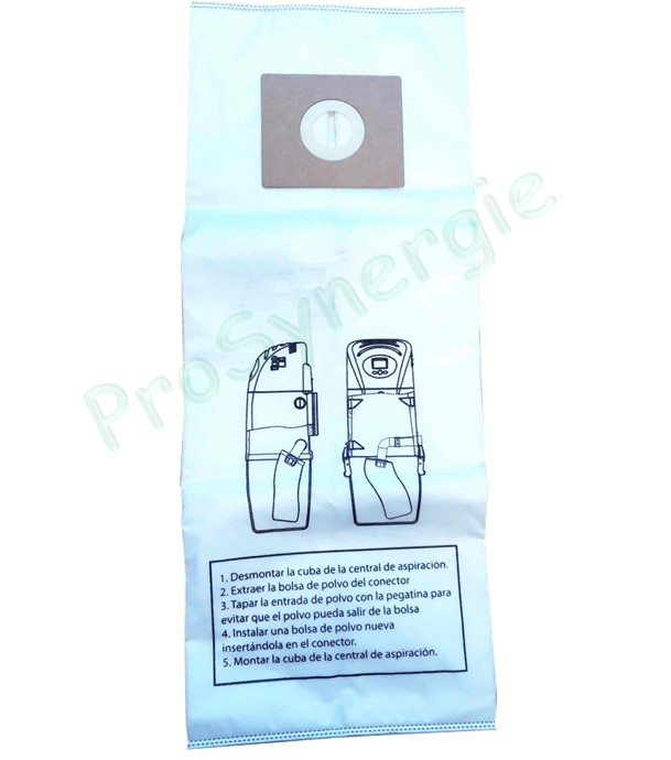 Lot de 3 Sacs d'aspirateur centrale d´aspiration C.Axpir Digital et C.Axpir Dynamic