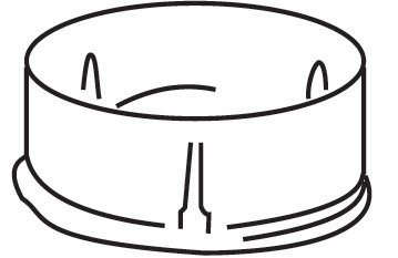 Tampon Aluminié pour Té Equerre - Ø  97 mm