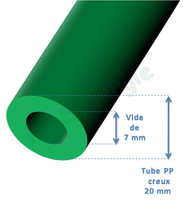 Kit Vert (contient 6 Cannes de ramonage verte ou noire Ø 20 de longueur 1,5m + câble de départ)