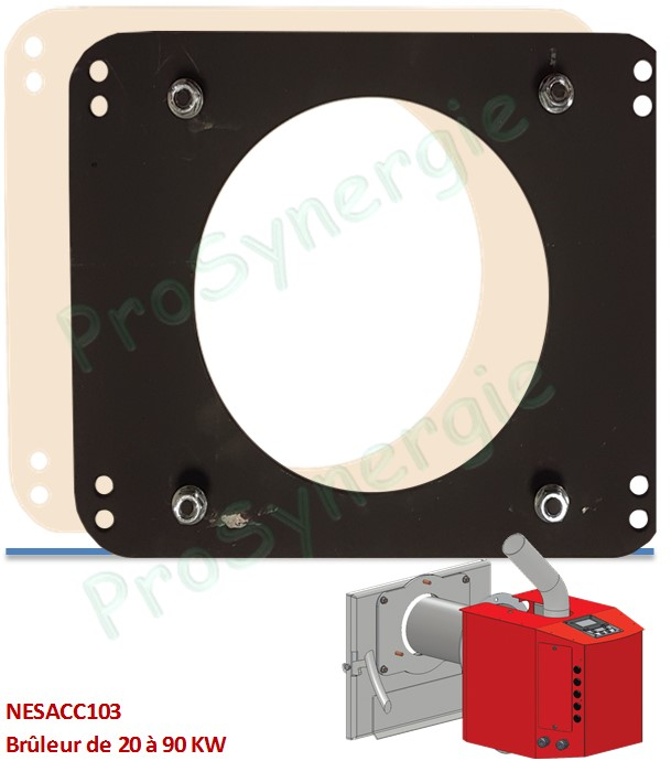 Kit de montage (Bride) pour brûleur à pellets BURNiT Pell 35 à 90 KW