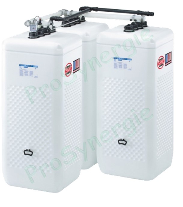 Kit CDL Complémentaire d´accouplement Spécial (en angle) pour cuve Schutz - Modulaire (blanche) 1 000 Litres