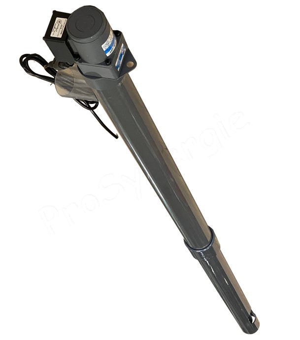 Vis sans fin motorisée Øext. 75mm longueur 2 mètres (tube de livraison Ø 63mm) - pour transfert ou alimentation de Brûleur à granulés (environ 10kg/h)