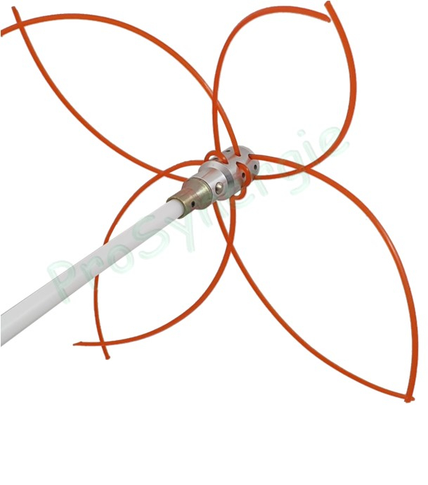 Tête Alu Multibrins (12 fils) pour Rotoflex Ø 12 mm  (vendu sans fil)