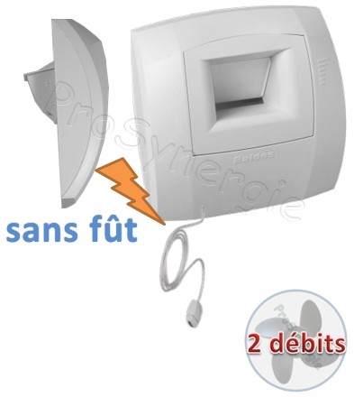 W13 - Bouche WC Bahia Curve S avec Cordelette - Débit  5-30m³/h -  - Sans Fût