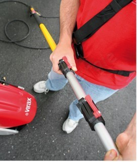 Lance télescopique (nettoyage de façade jusqu à 5 mètres) pour hydrocureuse ou nettoyeur haute pression (293230/293280)