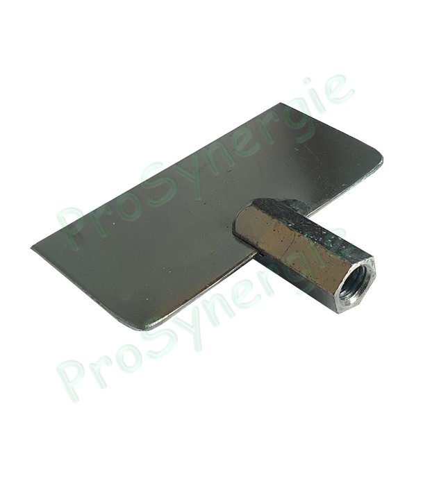 Raclette droite pour décapage de paroi avec tige de manuvre (12 x 175)