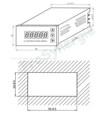Afficheur Digital Multifonction contrôleur de niveau DA 14 sorties 4-20mA + 0-10V + 4 relais