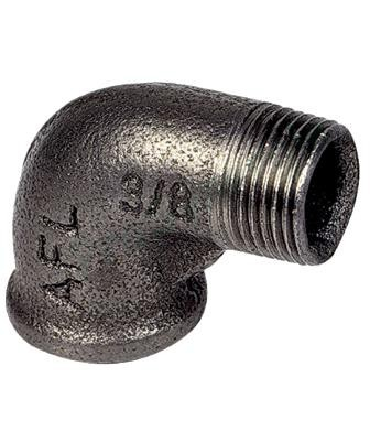 Coude 90° Fonte Noire à Visser AN092 - Ø MF 1´´1/4