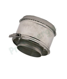 Tuyau Longueur 0,15 mètre (100 mm utile) Isolé Opsinox Int./Ext. = Inox 316 / 304 - Øint/ext 300/350mm