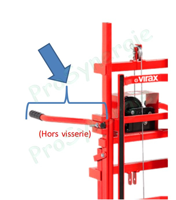 Bras (à l´unité) pour Lève chauffe-eau et lève radiateur Virax (réf 263620/05)