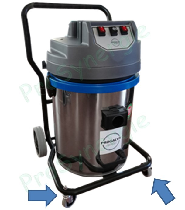 Roulette aspirateur Ø 75 mm - Pour Neso 50CB/75CB/75CBR