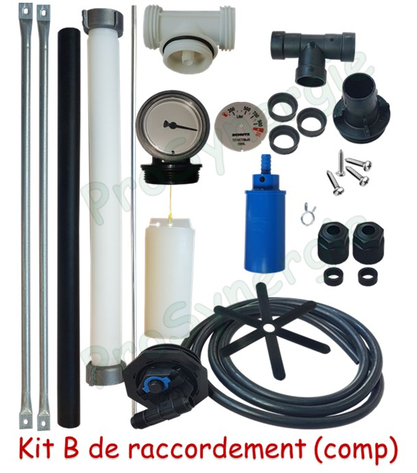 Ensemble cuves à Fioul/GNR PEHD double enveloppe 1 500 litres (2 cuves de 750 litres accouplées sur le grand côté - Prof.x Larg = 1200x1420mm)