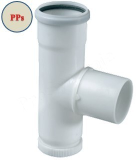 Té de Visite avec Tampon PPs - Gaz/Fioul Condensation