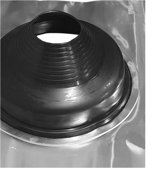 Etanchéité souple SolFlexe Alu EPDM (115°C maxi) n°4 - Ø 160 à 300 mm - Avec embase aluminium - Pour sortie de toiture