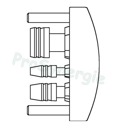Outil universel pour ébavurer et calibrer du tube multicouches Ø14, 16, 20, 26 et 32mm