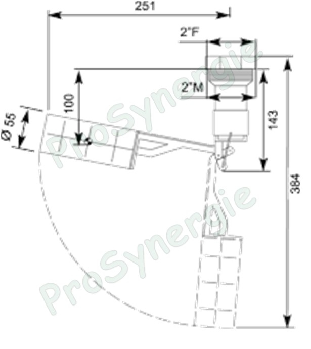 Limiteur de remplissage Fioul à flotteur Stopfill MF Ø 2´´