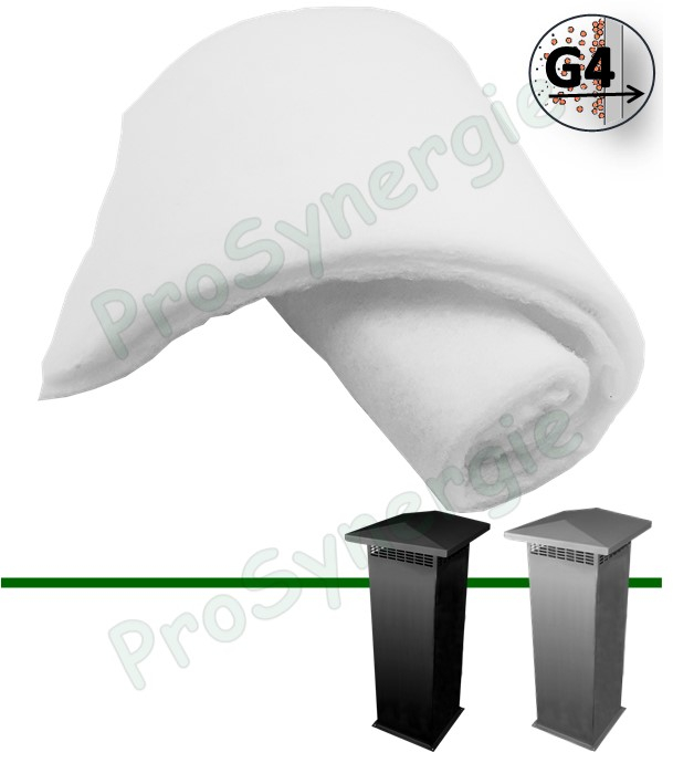Filtre plat type G4 pour borne Élégance de puits géothermique Ø 200 à 919 mm
