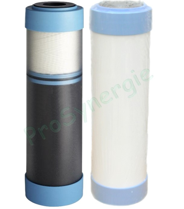 Conteneur Anti-bactéries (0.1 micron) - Fibres creuses + Charbon actif (sédiments pesticides chlore gouts et odeurs)